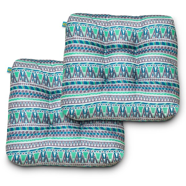 Duck Covers Indoor/Outdoor Seat Cushions, Lilac Festival, PK2 DCLFCH19195-2PK - main